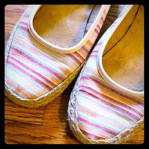 Aerosoles Pink Striped Espadrille